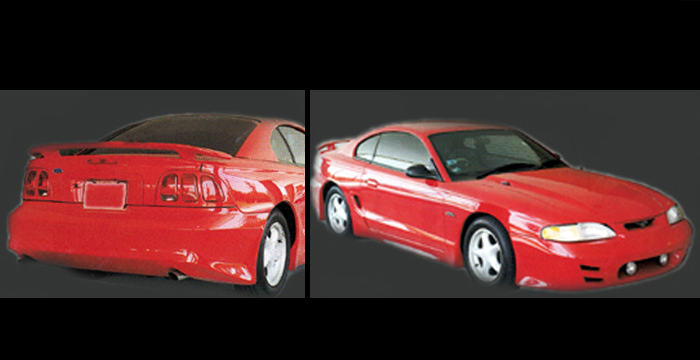 Custom 94-98 Mustang Kit # 43-05   Coupe Body Kit (1994 - 1998) - $1150.00 (Manufacturer Sarona, Part #FD-004-KT)